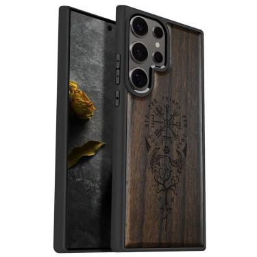 Imagem de Capa de telefone Carveit Wood para Samsung Galaxy S25 Ultra