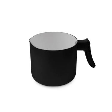 Imagem de Fervedor Hercules Antiaderente Ceramica Soft Touch Preto 12x10cm