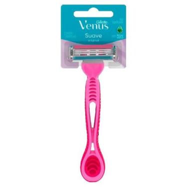 Imagem de Aparelho de Depilação Gillette Venus Suave Original Feminino Cartela -