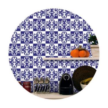 Imagem de Adesivo de azulejo Colonial portugueses Azul - Colacomigo