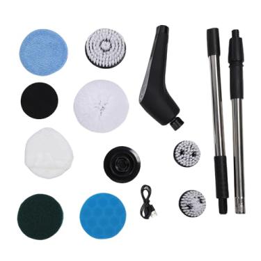 Imagem de Pssopp Escova de Limpeza Elétrica, 8 Em 1 Escova de Limpeza Sem Fio Tile Tub Scrubber para Banheiro Chuveiro Banheira Lavatório