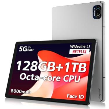 Imagem de Tablet Android 12 mais recente com celular 4G LTE, 8 GB de RAM, 128 GB de ROM, expansão de 1 TB, Octa Core, tela IPS FHD 1920 x 1200 de 10,1 polegadas, bateria de 8000 mAh, câmera dupla de 5 + 13 MP,