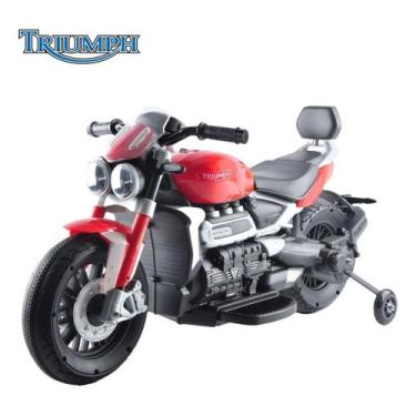 Imagem de Mini Moto Eletrica Infantil 6V Triumph Rocket Custom Classic - Importw