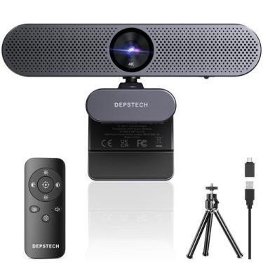 Imagem de Webcam DEPSTECH 4K Ultra HD 8MP com controle remoto
