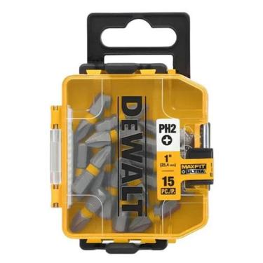 Imagem de Kit Bits Ph2 Maxfit 15 Pcs Dewalt DWA1PH2UMF15