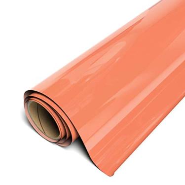 Imagem de Rolo Siser EasyWeed fosco elástico HTV 30 cm x 1,5 m – Vinil de transferência de calor com ferro (Calypso Coral)