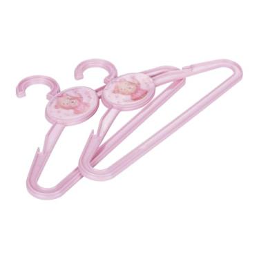 Imagem de Kit 2 Cabides Infantil Decorados Menina Plasútil