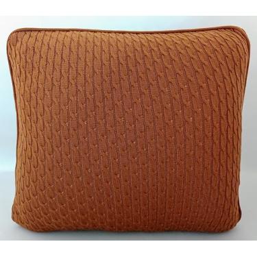 Imagem de ALMOFADA POMPEIA 45X45 - COR CARAMELO QUEIMADO