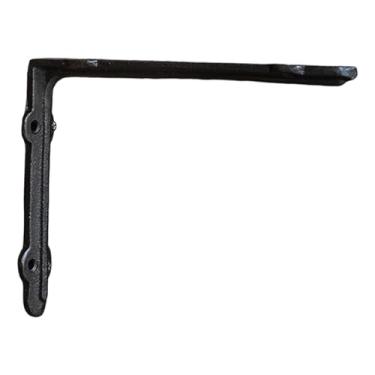 Imagem de Bothyi Suporte de prateleira decorativo em L, suporte de canto decorativo de ferro fundido para cozinha, sala de estar, quarto, ferragens de de prateleira, L