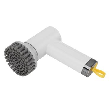 Imagem de Luqeeg Escova Giratória Elétrica com 3 Cabeças de Escova Substituíveis, Tecnologia Profissional à Prova D'água Ipx7, Ideal Para Limpar Pisos de Azulejo, Paredes, Banheiras (Branco)