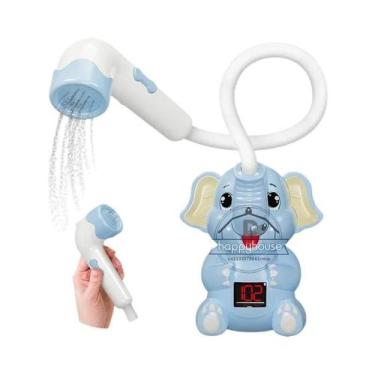 Imagem de Elefante Banho Chuveiro Termômetro Elétrico Spray De Água Brinquedos D