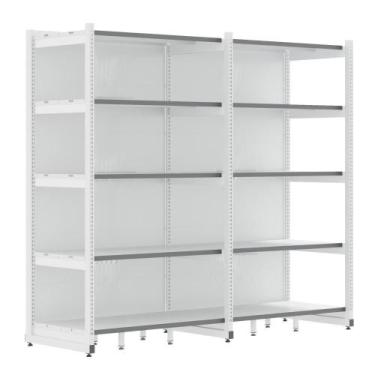Imagem de Rack Fit Parede 1 Inicial E 1 Continuação 2,02X0,90X0,60 5 Bandejas Am