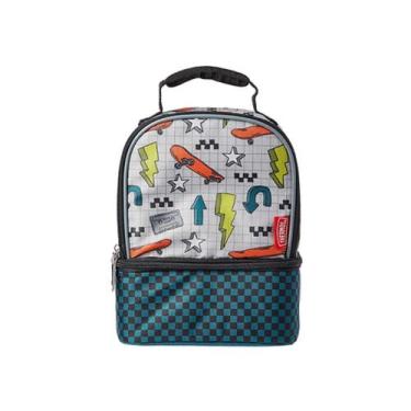 Imagem de Lancheira infantil isolamento térmico escola Thermos estampada Skate