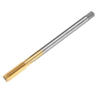 Imagem de uxcell Torneira de rosca métrica M7 x 0,5 H2 100 mm rosca reta rosca fresadora torneiras ferramenta de reparo de rosqueamento