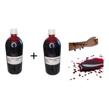 Imagem de 5 Litros Sangue Artificial Falso Maquiagem Efeitos Artistic - Lynx
