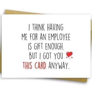 Imagem de Ziwenhu Boss Day Gifts for Boss, Happy Boss Day Card for Him, Funny Boss Lady Gifts for Women, Cute Birthday Card from employee, Best Boss Gift for Going Away
