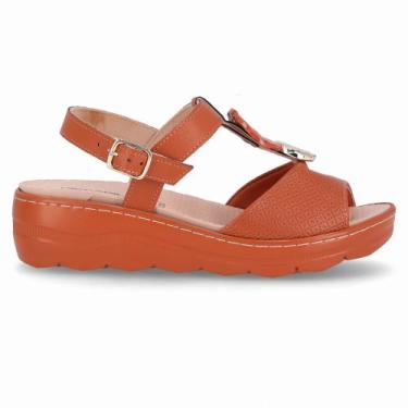Imagem de Sandália Spa Anabela Médio Ocre - Piccadilly, 35