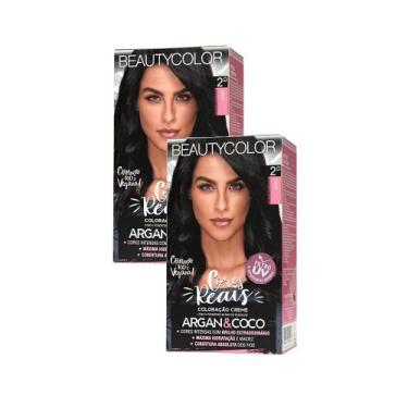 Imagem de Kit 2 Tintura Creme Beauty Color Preto 2.0