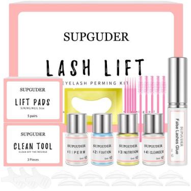 Imagem de Kit Lash Lift SUPGUDER 2024 Perm de cílios para salão de beleza de 5 m