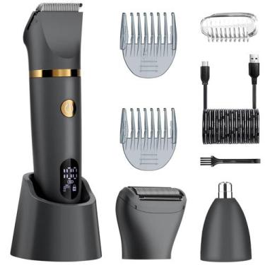 Imagem de Ball Shaver Zivelier Aparador de pelos corporais multifuncional 3 em 1