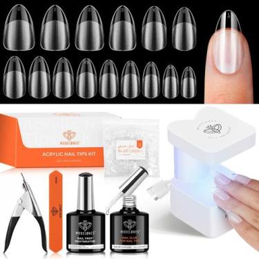 Imagem de Kit de unhas em gel, modelos Upgrade, com 510 unidades de pontas de un