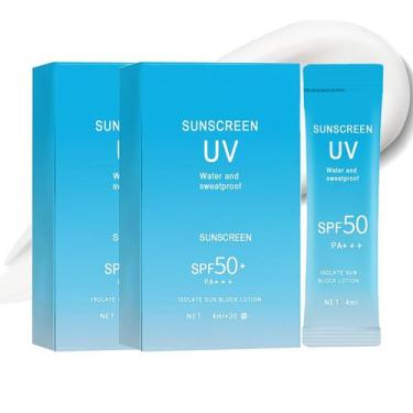 Imagem de Protetor solar Okerker 40PCS SPF50+ PA+++ com ácido hialurônico 4mL