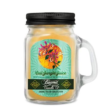 Imagem de Beamer Candle Co. – Vela Cali Jungle Juice – Aroma doce de madressilva – Notas de bergamota, jasmim, lírio – Eliminação de odor – Alta fragrância – Pote pequeno de 118 ml – Tempo de queima de 22 horas