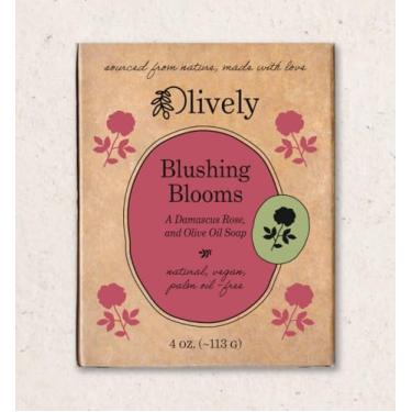 Imagem de Blushing Blooms - Ingredientes simples - Processo frio - Sabonete vegano, rosa de damasco e azeite de oliva, sem óleo de palma, 118 g