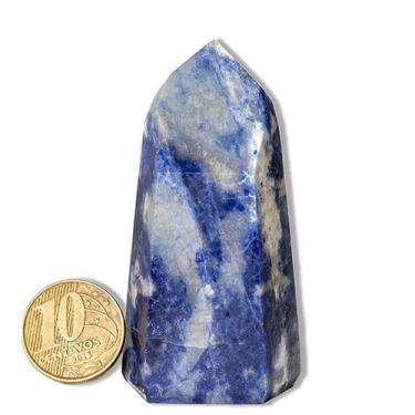 Imagem de Ponta Sodalita Gerador Pedra Natural 4 a 5 cm 110g Classe B - Cristais