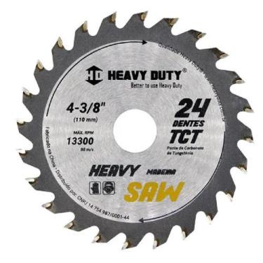 Imagem de DISCO SERRA VIDEA 4.3/8 X 24 DENTES - 30 Unidades - HEAVY DUTY