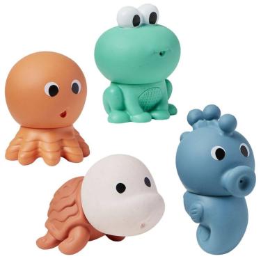 Imagem de Brinquedo Fundo do Mar Banho Banheira Divertidos 4 Meses Desmontáveis Laváveis Buba
