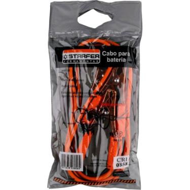 Imagem de Kit Cabo Bateria Chupeta + Chave Roda Cruz 4 Bocas