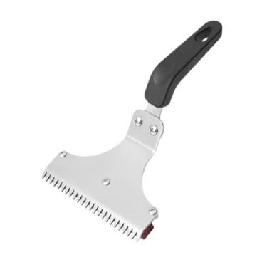 Imagem de Baoblaze Escova de limpeza de grelha, limpador de grelha, pega confortável para grelhar ou limpar, escova de churrasco, ferramenta de churrasco para casa