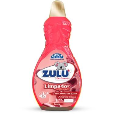 Imagem de Limpador Multiuso, Zulu, Cereja, 1L, Embalagem com 12 Unidades, Coala