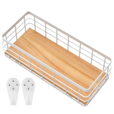 Imagem de Cesta de armazenamento de metal, cesta de metal retangular, cesta de banheiro, cesta de armazenamento de arame, cesta decorativa de papel higiênico, cesta de banheiro versátil para banheiro, cozinha