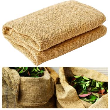 Imagem de Srmayyi Tecido de serapilheira de 101,6 cm x 20 pés, rolo de serapilheira de fibra de juta de alta densidade para envoltório de árvore de jardim, cobertor de controle de erosão multiuso para casa