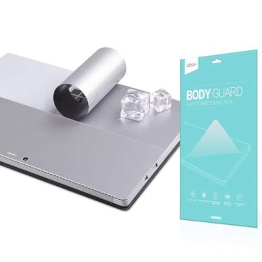 Imagem de OHGO Adesivo de vinil ultrafino para tablet Microsoft Surface Pro 4/5/6,12.3 cm lançado em 2015, 2017 e 2018, dispositivo de tablet de 12,3 polegadas, acessórios de capa decorativa - cinza