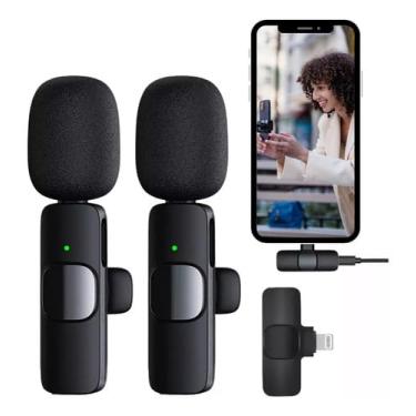 Imagem de Microfone De Lapela Sem Fio Duplo 2,4ghz Android E iPhone (Android)