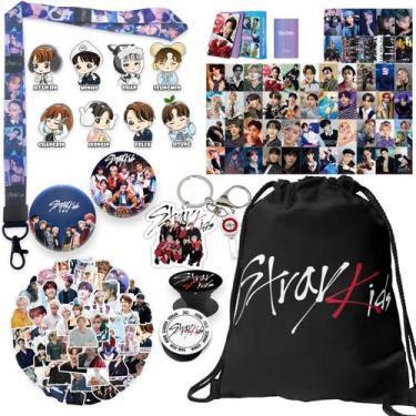 Imagem de Conjunto de produtos: álbum Hymik Straykids para fãs com cartões fotog