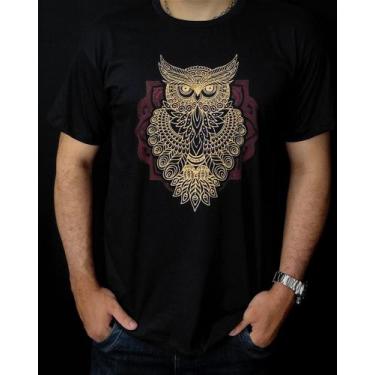 Imagem de Camiseta estampada coruja - AUSTERO,  XG