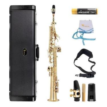 Imagem de Saxofone Soprano Reto Eagle Sp502 Com Case Laqueado