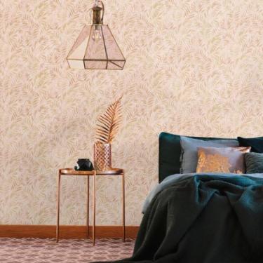 Imagem de Papel de Parede Metropolitan Stories 3 Folhagem Dourado 391203MS