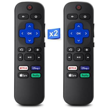 Imagem de Controlo remoto de substituição para Roku TV TCL/Hisense/ONN/Sharp - O