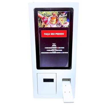Imagem de Totem Auto Atendimento Completo - Parede - Totem Mauá - 21.5 polegadas - impressora térmica - totem touchscreen - T.M Totem Mauá