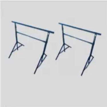 Imagem de Cavaletes de Ferro, Kit 2 Unidades, Altura Ajustável, para Pintura e Gesso