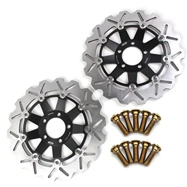 Imagem de Discos de freio dianteiro Arashi Rotores com parafusos de montagem para Kawasaki GPZ900R 90-03, GTR 1000 94-06, Z1000 03-06, ZG1000 Concours 1000 94-05, GPZ (ZX1100) E1 1100 95--98, Ninja ZXG. 12R 04