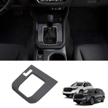 Imagem de Aotumcer Adesivo de acabamento de painel de caixa de mudança de marchas estilo fibra de carbono compatível com Subaru 2025 e superior Capa de câmbio de marchas Bling acessórios interiores de carro