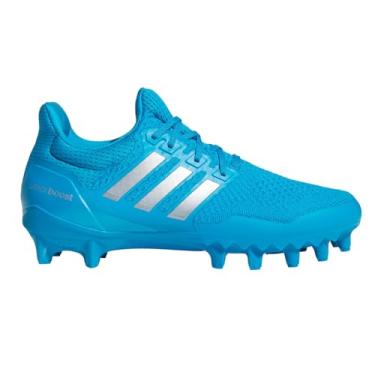 Imagem de adidas Tênis masculino Ultraboost American Football Cleats, Azul solar/prata metálico/azul solar, 44