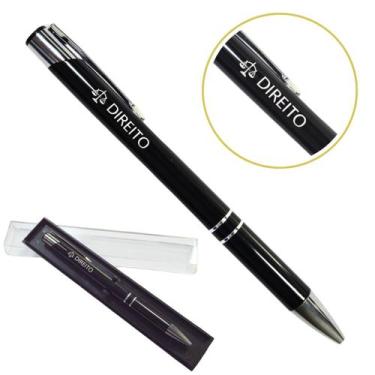 Imagem de Caneta Personalizada Coloridas Cursos Metal Profissional Direito - Sem