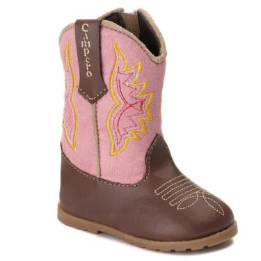 Imagem de Botina Infantil Feminina Cano Longo Calce Fácil Country - Campero, 19,